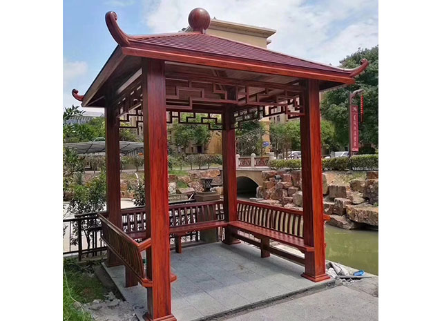 四角涼亭 古建